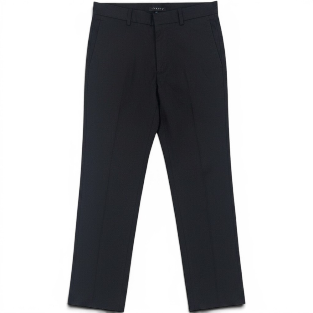 Theory Robby Quest Pants Mens 30 Black Straight‎ Leg Stretch Chino 61074205